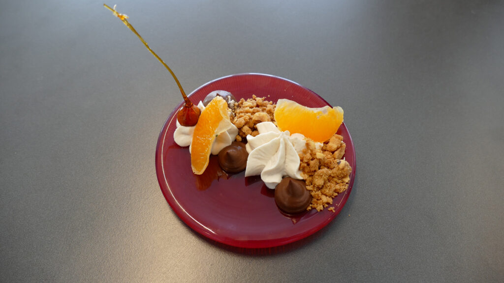 Dessert proposé par SAPRENA au concours Cap'HandiCook
