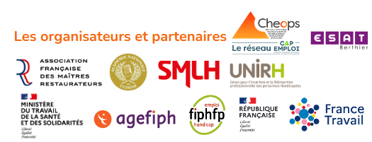 Organisateurs et partenaires du concours Cap'HandiCook